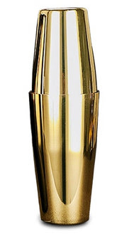 Boston Shaker aus goldfarbenem Edelstahl